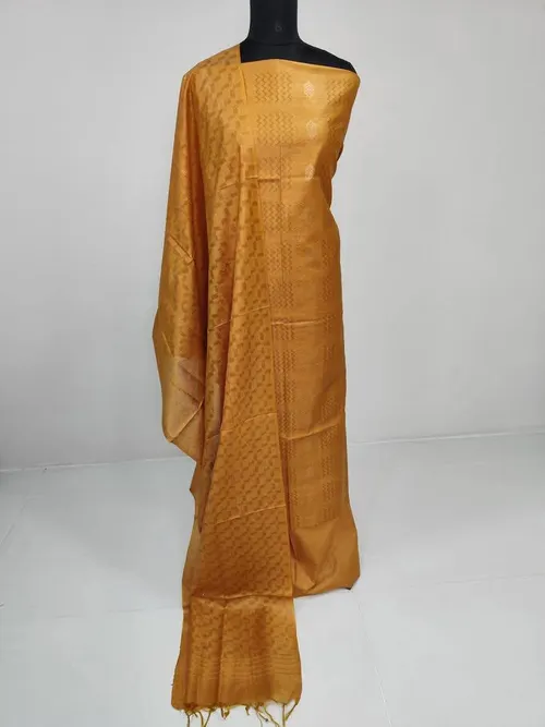 Beautifully Crafted Semi Tusser Bhagalpuri Suits Collection – Elegance in Every Thread